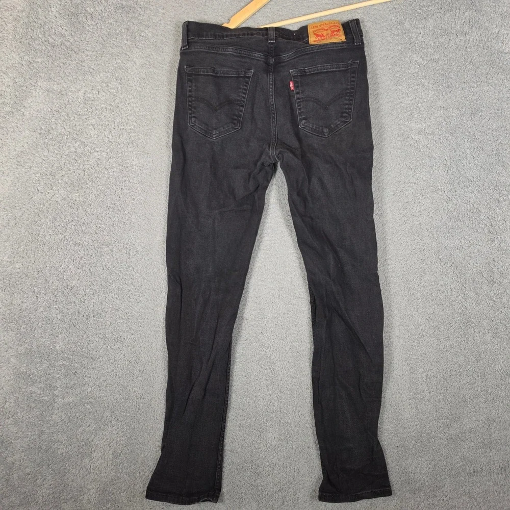 Levis 511 Jeans Mens 34x34 Slim Fit Black Business Office Casual Stretch Denim